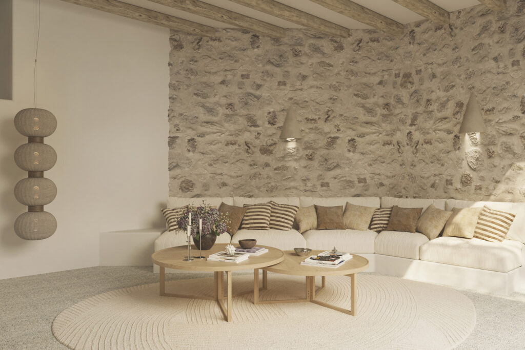 Traditional Heritage Ibiza Finca with Approved Restoration Project in Rural Sant Mateu in Sant Mateu D'albarca — Finca